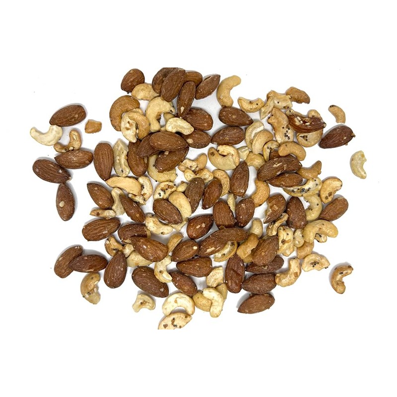 Everything Bagel Cashews and Almonds, Flavored Cashews, Flavored Almonds with