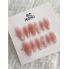 [Summer Nail Daily Nail] Floral Cross Nail Tip - Almond