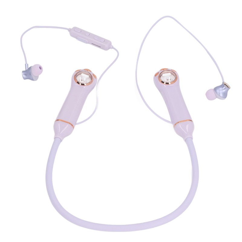 Neckband Earbuds IPX5 Bluetooth 5.3 Wireless Cat Pattern RGB Backlight