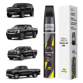 Onyx Black/Void Black(GBA/WA8555) for GMC Car Touch Up Paint, 2 in 1 Car Scratch Remover with Pen Tip and Brush, Exact Color-Matched for Car Paint Scratch Repair