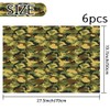 AVXINSOK Camo Wrapping Paper 6 Sheets 27.5 x 19.7 Inch