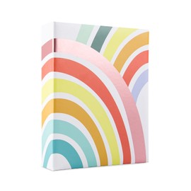 Rainbow Photo Album by Recollections - 100 Page Photo Album Holds up to 200 Photos for Weddings, Birthdays, Anniversaries, and Family - 1 Pack