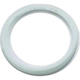 TRUSCO TEN4X2.510 Polyurethane Tube, 0.1 x 0.1 inches (4 x 2.5 mm), 32.8 ft (10 m) Roll, White