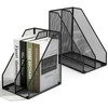 Carperipher Metal Mesh Magazine File Holder, 2 Pcs Desk Document
