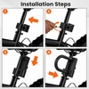 Febabilo Bike Locks Heavy Duty Anti Theft with 6ft Cable,18mm