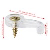 BAIRONG 40pcs Glass Door Retainer Clips Kit Suitable for 4mm