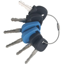 GAOHOU Pack of 6 Universal Tractor Excavator Loader Ignition Key 14601 14603 14607 Compatible with JCB BOBCAT BOMAG New Holland Ford Construction Agricultural Machinery