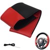 Generisch Steering Wheel Cover 4-Piece Car Steering Wheel Cover for