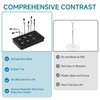 20 PCS Model Painting Stand Base Holder Magnetic Bendable Alligator