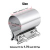 EVIL ENERGY 1.75 Inch Exhaust Clamp,1 3/4" Butt Joint Band