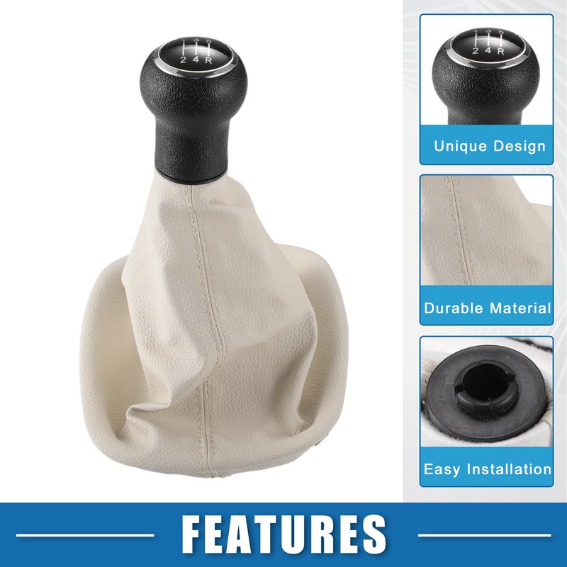 A ABSOPRO 5 Speed Manual Transmission Gear Knob for Volkswagen
