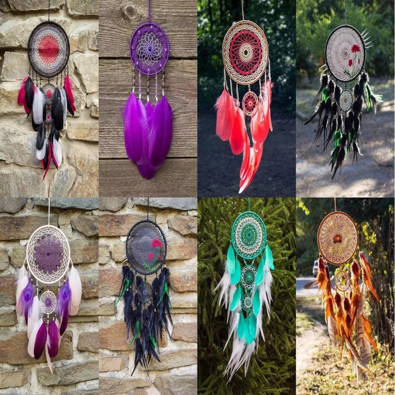 10 Piezas Anillos Metal Aros Macramé Para Atrapasueños