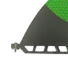 UPSURF Surfboard Single Fins Fiberglass Longboard Green Honeycomb+Carbon 8Inch Surfing