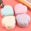 4pcs Heart Shape Bathroom Aromatherapy Body Cleaner Nourishing Moisturizing Bath