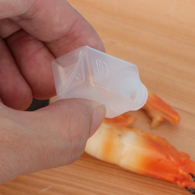 PRETYZOOM 100 Pcs Disposable Vinegar Soy Sauce Seasoning Packets with