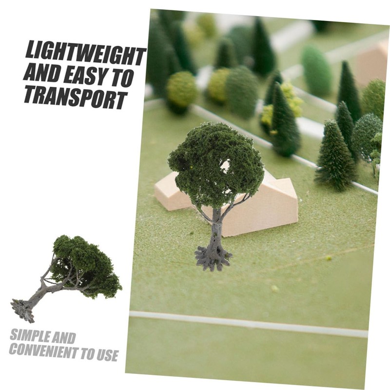 VILLFUL 2pcs Miniature Trees for Sand Table Models Durable Mini