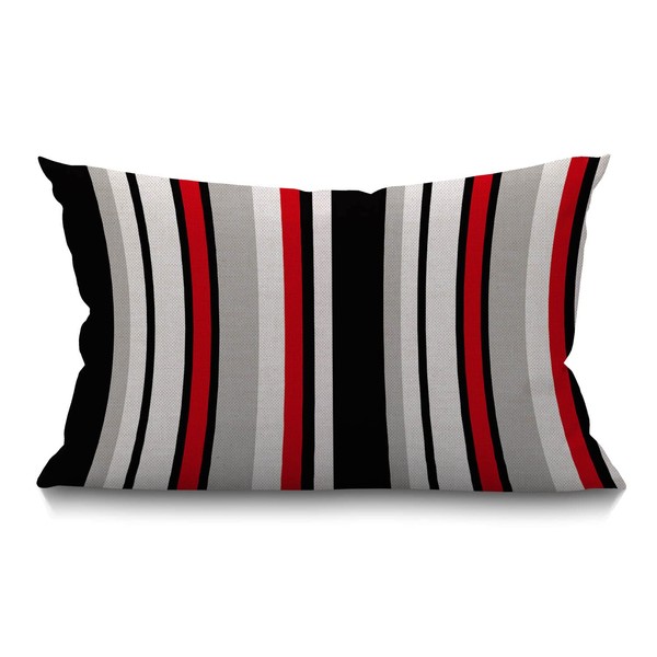 BGBDEIA Decorative Linen Cushion Covers 30 x 50 cm (12"