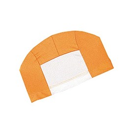 FOOTMARK Swim Cap, Swimming Cap, Name Two Way 101119, Orange (04), Free