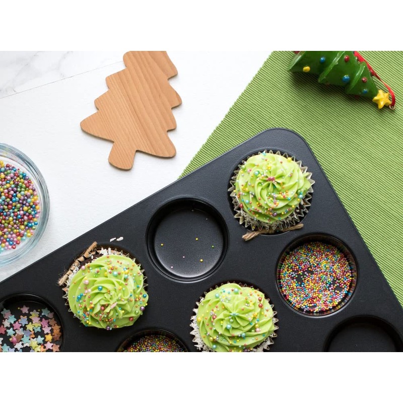 Dajar AMBITION Muffin Mould Muffin Baking Mould Licorice 12 Muffins