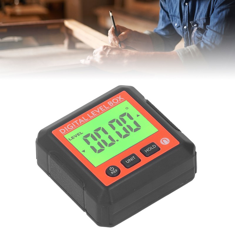 Digital Level Box High Accuracy Magnetic Portable Protractor Inclinometer Angle