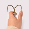 Large Fishing Hooks Weighted Hooks Treble Hook Snagging Hooks(6/0 8/0