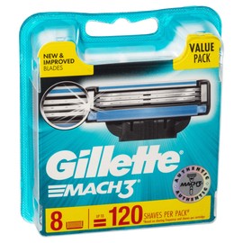 Gillette Gillette Mach 3 Razor Refill Cartridges 8 Count