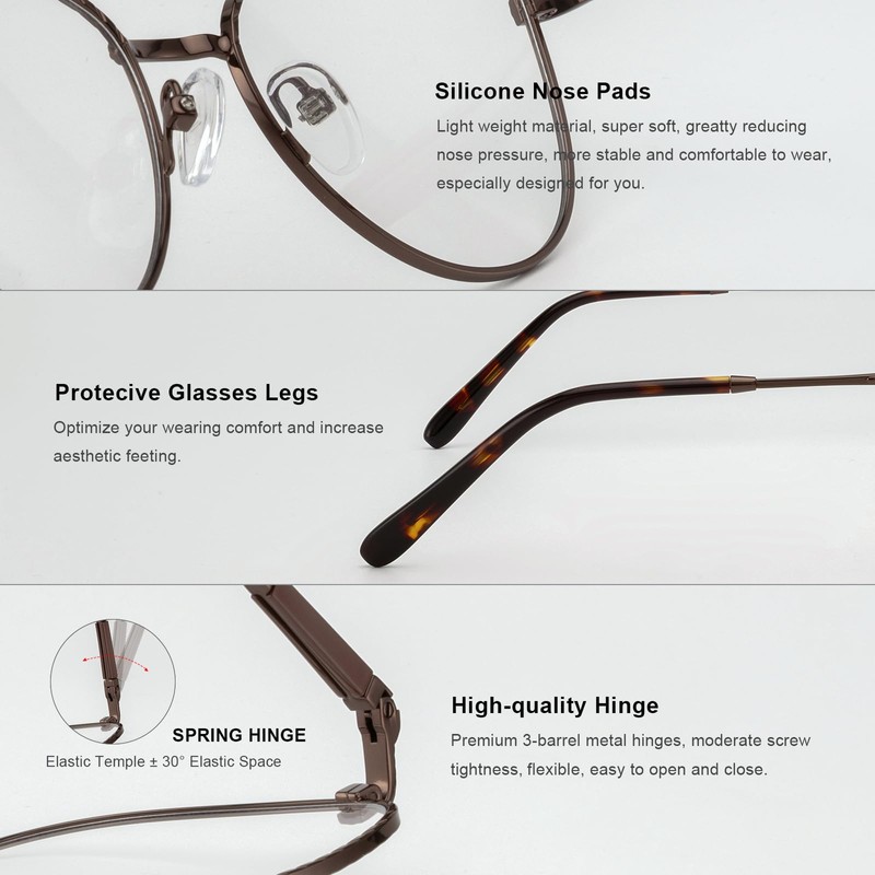 RB. Pilot Retro Cateye Reading Glasses for Women Blue Light