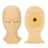 Eyelash Mannequin Head High Simulation Elastic Washable Soft Silicone Makeup