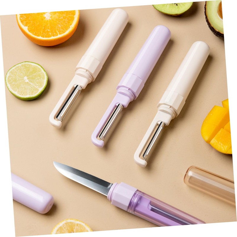 iplusmile Double End Fruit Peeler Cutter Portable Vegetable Peeler for