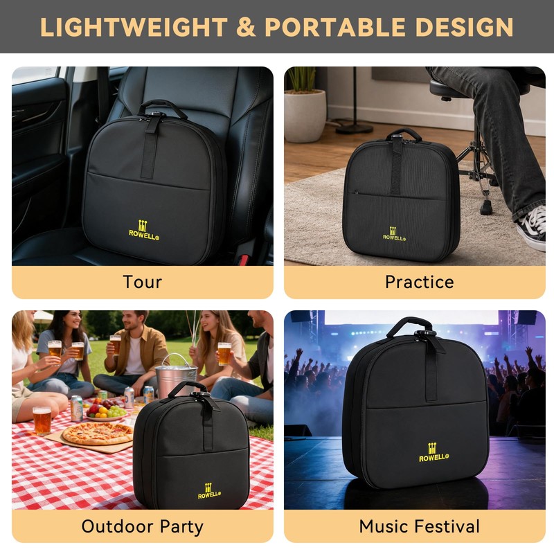 ROWELL Travel Conga Carrying Bag Compatible with 10 inch &