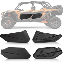 ECOTRIC Lower Half Door Panels Compatible with 2017-2023 Can Am Maverick X3 MAX XDS XRS/R TURBO (4-Door) Replacement for 715003751 715002903 Insert Kit W/Metal Frame Plastic Front & Rear (4Pcs)
