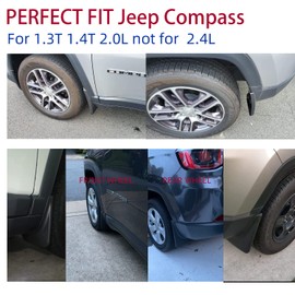 Mud Flaps Kit for Jeep Compass 2017-2022 Accessories Mud Splash Guard Mud Flap 2018 2019 2020 2021 1.3T 1.4T 2.0L 4pcs
