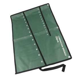 Roll Up Tools Storage Bag, Multi Pockets Canvas Space Saving Rolled Tools Organizers Bag for Home Spanner Plier Wrench Hand Tools Holder (25 mouthfuls)