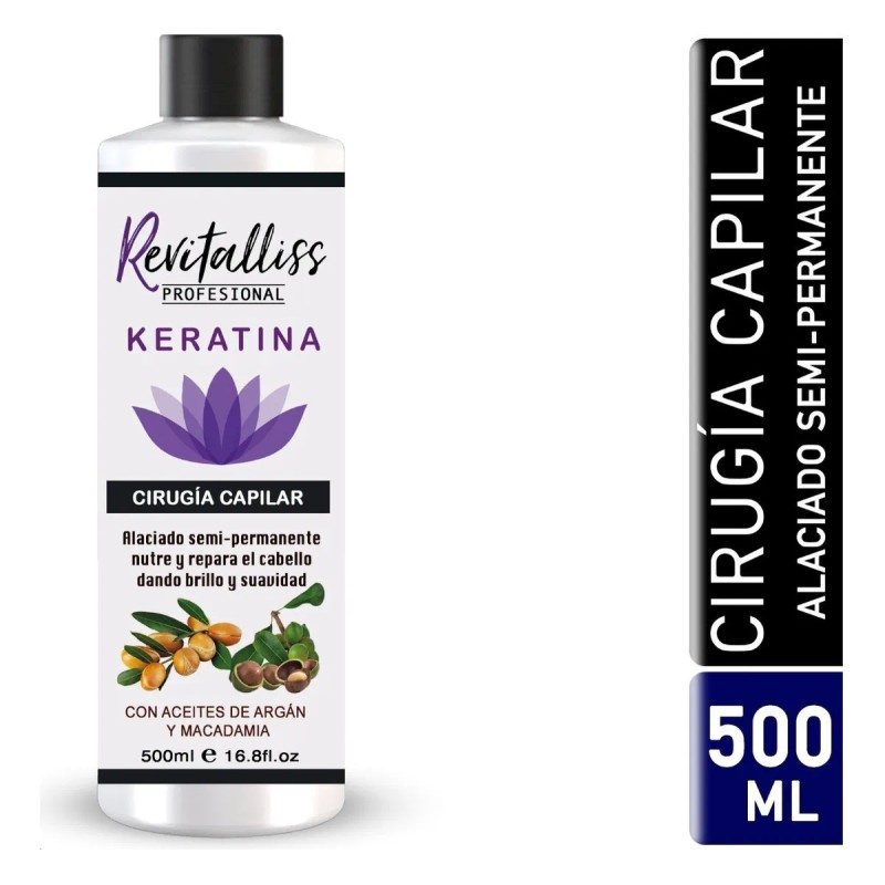 Keratina Brasileña Cirugía Capilar Alaciante 1/2 Litro