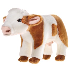 Heunec 274075 Petting Zoo Calf - Cream/Brown