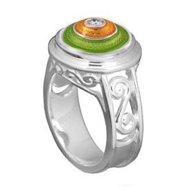 Kameleon Delightful Scroll shank ring KR2-6 (JewelPops Sold Separately)