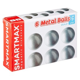 SmartMax - XT Set, 6 Metal Balls, Magnetic Discovery Extension Set, 6 pieces, 1+ Years