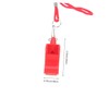 Kisangel Multipurpose Whistle Set 3pcs Car Keychain Whistle Pendant for