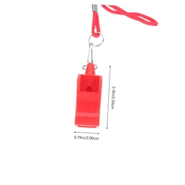 Kisangel Multipurpose Whistle Set 3pcs Car Keychain Whistle Pendant for Outdoor Activities Sports Emergency Situations