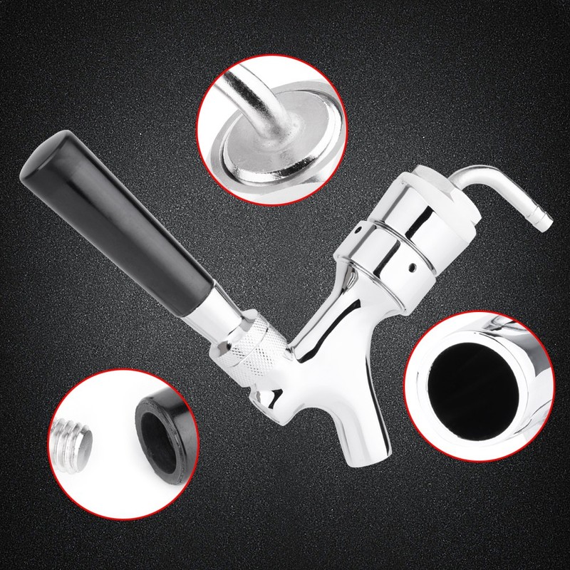 Beer Tap Faucet Draft Shank With Elbow 1-2/5''X3/16'' Brass Tube