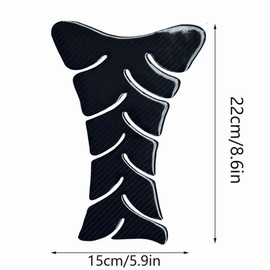 QIUMING® tankpad motorrad motorrad tank schutz stormgrip tankpad grip pads motorrad Tankpad Tankschutz Geeignet für die meisten Motorräder Schützen Sie Ihren Tank vor Kratzern (Style 1)