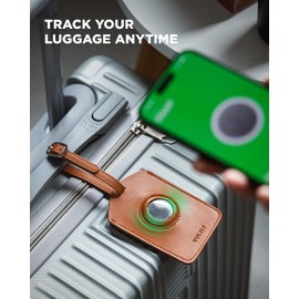 VULKIT Porta Pasaporte Familiar 4 Personas con RFID,Carteras para Pasaporte con Airtag,Monedero Viaje 2 en 1,Etiqueta Equipaje,Pulsera,Para 4 Pasaportes+Tarjetas,Efectivo (Marrón, Familiar 4 Personas)