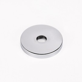 NearMoon Shower Arm Flange, Stainless Steel Replacement Escutcheon Cover Plate for Universal Standard ShowerHead Arm (3.5 Inch, Chrome Finish)