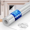 Wintcomfort Fireplace Cover, 3-Layer Insulation Fireplace Draft Blocker with Strips,