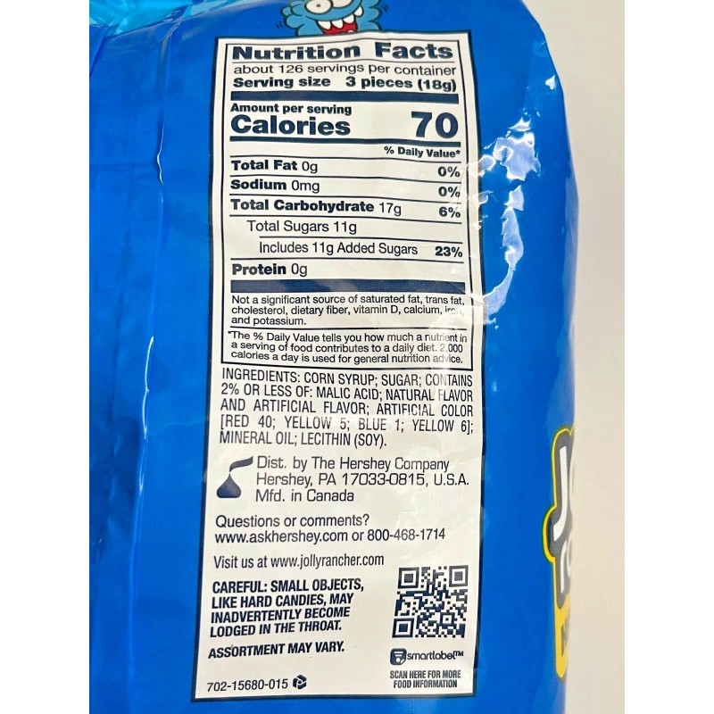 JOLLY RANCHERs Blue Raspberry HARD CANDY Bulk Pick Your Size