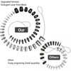 Nut and Bolt Thread Checker 45 Male/Female Thread Gauges (24