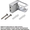 BRIOTA Shower Head Holder, 360° Adjustable Angle Shower Bracket, Shower