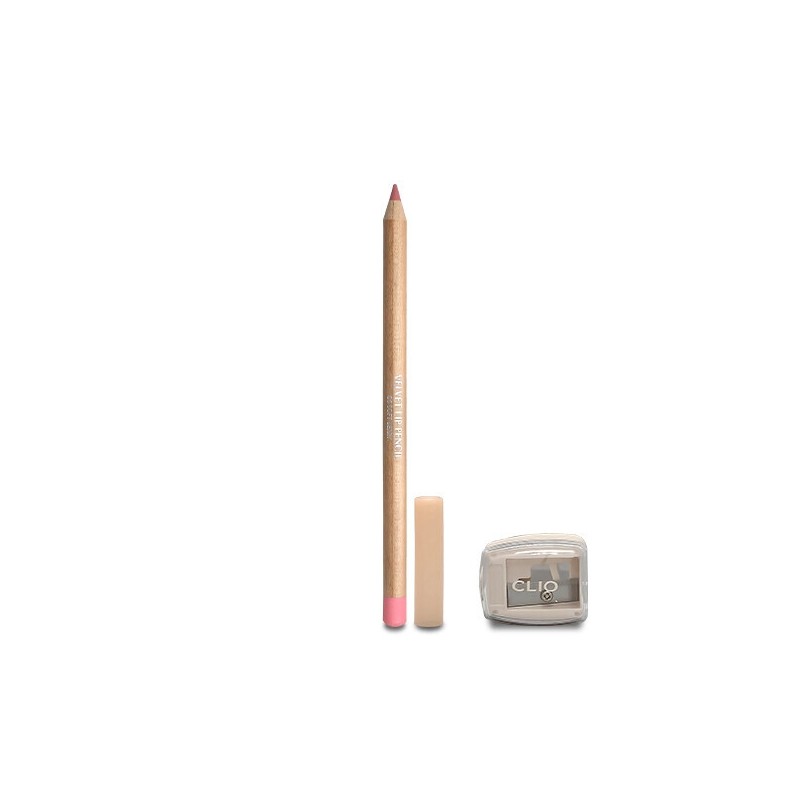 Clio Velvet Lip Pencil 01 Rosy Pink / 클리오 벨벳