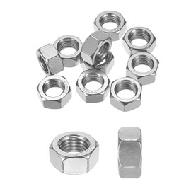 M METERXITY 10-Pack Metric Hex Nuts M20 x 2.5mm Thread Stainless Steel Hexagon Nut Hex Nut Metric Nuts for Machinery/Automotive/Repair/Industrial