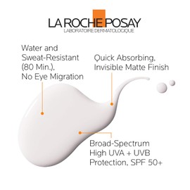 La Roche-Posay Anthelios Face Sunscreen & BUNDLE, Broad Spectrum UVA-UVB Sun Protection for all Skin Types, Lightweight, Non-Greasy Texture, Non-Comedogenic, Water Resistant, Fragrance Free
